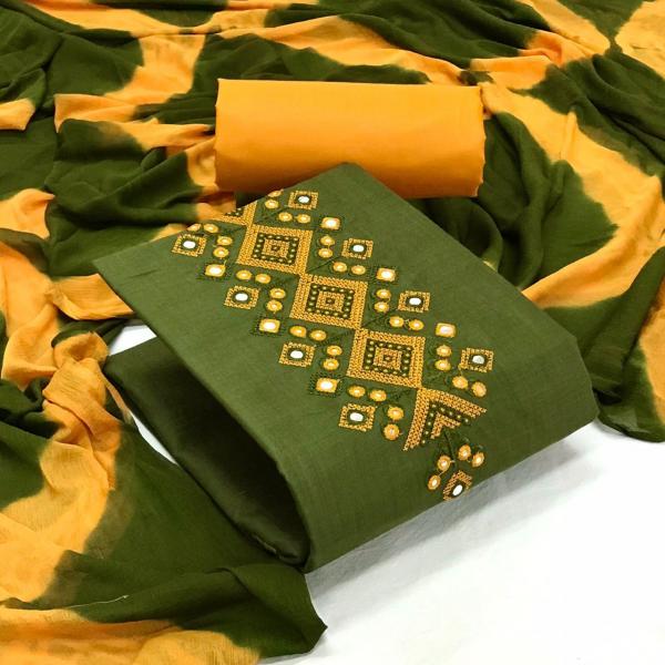 TCVN Embroidered Suit Vol 3 Cotton Designer Exclusive Dress Material